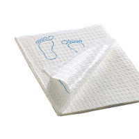 Procedure Towel Footprint 13-1/2 X 18 Inch White / Blue Footprints NonSterile 70190N Case/500 9411C Graham Medical Products 198385_CS