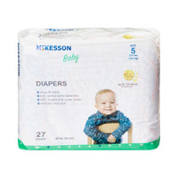 Unisex Baby Diaper McKesson Size 5 Disposable Moderate Absorbency BD-SZ5 Bag/1 9411C MCK BRAND 1144478_BG