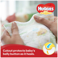 Unisex Baby Diaper Huggies Little Snugglers Newborn Disposable Moderate Absorbency 49694 Pack/31 2385 Kimberly Clark 1128671_PK