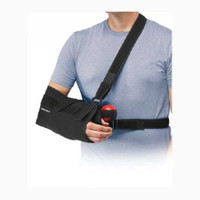 Shoulder Immobilizer Quick-Fit One Size Fits Most Mesh Fabric Hook and Loop Closure With Abduction Pillow Left or Right Shoulder 06AB Each/1 7558631 DJO 785301_EA