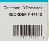 Thin Silicone Foam Dressing ComfortFoam Border Lite 4 X 4 Inch Square Silicone Adhesive with Border Sterile 47440 Each/1 UWBXL DermaRite Industries 1003181_EA