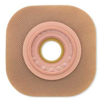 Ostomy Barrier New Image Pre-Cut Standard Wear Adhesive Tape Borders 57 mm Flange Red Code System Flexwear 1-1/4 Inch Opening 13506 Box/5 PWC-513/1 Hollister 1102251_BX