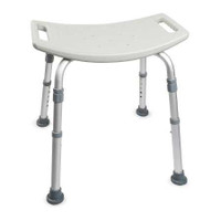 Bath Bench McKesson Without Arms Aluminum Frame Without Backrest 19-1/4 Inch Seat Width 146-12203KD-1 Each/1 32670 MCK BRAND 1128906_EA