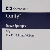 USP Type VII Gauze Sponge Curity Cotton 8-Ply 4 X 4 Inch Square Sterile 2187- Tray/25 986 Cardinal 688659_TR