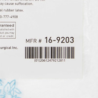 Bedside Bag McKesson 7 X 11.5 Inch White / Blue Floral Print Polyethylene 16-9203 Bag/100 2680BL-R MCK BRAND 472251_BG