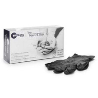 Exam Glove Touch of Life Large NonSterile Nitrile Textured Fingertips Black Chemo Tested 7027145 Box/100 79-82471 MCK BRAND 1175359_BX