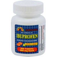 Pain Relief Health Star 200 mg Strength Ibuprofen Tablet 200 per Bottle 941-20-HST Bottle/1 32-1420B MCK BRAND 1150850_BT