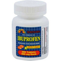 Pain Relief Health Star 200 mg Strength Ibuprofen Tablet 200 per Bottle 941-20-HST Case/12 03-1347 MCK BRAND 1150850_CS