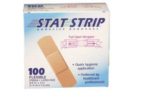 Adhesive Strip American White Cross Stat Strip 3/4 X 3 Inch Fabric Rectangle Tan Sterile 15210 Box/100 463G-1616-B Dukal 197057_BX
