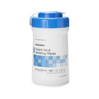 Sanitizing Skin Wipe Mckesson Canister Ethyl Alcohol Scented 160 Count 16-3460 Can/1 STDS1S2650 MCK BRAND 1179868_CN