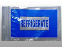 Reclosable Refrigerate Bag 12 X 15 Inch LDPE Clear / Blue Seal Top Closure F21215BREF Case/1000 RES023S Elkay Plastics 1083869_CS