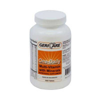 Multivitamin Supplement with Minerals Geri-Care Tablet 1000 per Bottle 531-10-GCP Bottle/1 3353 MCK BRAND 633774_BT