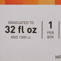 Male Urinal McKesson 32 oz. / 946 mL With Closure Single Patient Use 146-RTLPC23201-M Each/1 14-680C MCK BRAND 1103369_EA