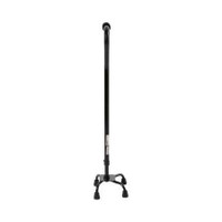 Small Base Quad Cane McKesson Steel 30 to 39 Inch Height Black 146-RTL10310 Case/4 HCP0110 MCK BRAND 1065220_CS