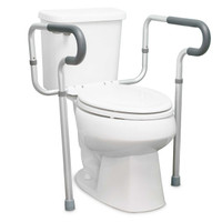 Toilet Safety Rail McKesson Gray Aluminum 146-RTL12000 Each/1 GL724 MCK BRAND 1103368_EA