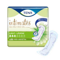 Bladder Control Pad TENA Intimates Ultra Thin Light 9 Inch Length Light Absorbency Dry-Fast Core One Size Fits Most Adult Female Disposable 54358 Bag/30 16-TBDEN Essity HMS North America Inc 1121150_BG