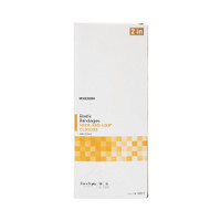 Elastic Bandage McKesson 2 Inch x 5 Yard Hook and Loop Closure Tan NonSterile Standard Compression 16-1033-2 Case of 50 DVO913888 McKesson 454618_CS