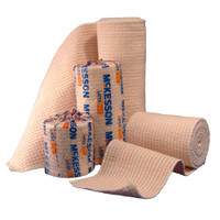 Elastic Bandage McKesson 2 Inch x 5 Yard Hook and Loop Closure Tan NonSterile Standard Compression 16-1033-2 Case of 50 DVO913888 McKesson 454618_CS