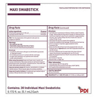 Impregnated Swabstick Prevantics Maxi 3.15% / 70% Strength CHG Chlorhexidine Gluconate / Isopropyl Alcohol Individual Packet NonSterile S41950 Each/1 519925 Professional Disposables 545438_EA