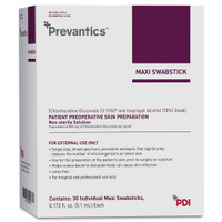 Impregnated Swabstick Prevantics Maxi 3.15% / 70% Strength CHG Chlorhexidine Gluconate / Isopropyl Alcohol Individual Packet NonSterile S41950 Each/1 519925 Professional Disposables 545438_EA