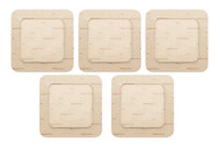 Foam Dressing Mepilex® Border Flex 4 x 4 Inch With Border Film Backing Silicone Adhesive Square Sterile 595300 Box of 5 M11-2435Q-1B Mepilex® Border Flex 1114380_BX