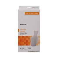 Female Urinal McKesson 32 oz. / 946 mL Without Closure Single Patient Use 146-RTLPC23201-F Case/6 7.39E+11 MCK BRAND 1103384_CS