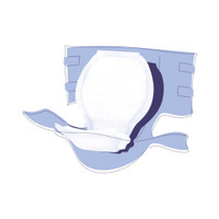 Booster Pad Seni 25 Inch Length Moderate Absorbency One Size Fits Most Adult Unisex Disposable S-NO30-PB1 Pack/30 7348201 TZMO USA Inc 1163832_PK