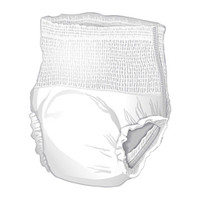 Unisex Adult Absorbent Underwear McKesson Pull On with Tear Away Seams Medium Disposable Heavy Absorbency UW33851 Bag/20 751180 MCK BRAND 1123835_BG