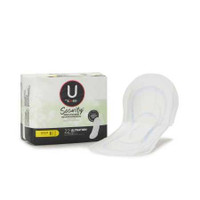 Feminine Pad U by Kotex Ultra Thin Regular Absorbency 03904 Case/176 TSN4302-10 Kimberly Clark 1094708_CS