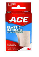 Elastic Bandage 3M ACE 3 Inch Width Standard Compression Single Hook and Loop Closure Tan NonSterile 207603 Each/1 9579TR-022472 3M 500544_EA