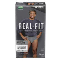 Male Adult Absorbent Underwear Depend Real Fit Pull On with Tear Away Seams Small / Medium Disposable Heavy Absorbency 50976 Case/44 10851 Kimberly Clark 1132144_CS