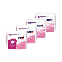 Unisex Adult Incontinence Brief Seni Super Quatro Regular Disposable Heavy Absorbency S-RE10-BQ1 Pack/10 GH96 TZMO USA Inc 1163837_PK