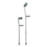 Forearm Crutches Mckesson Adult Steel Frame 300 lbs. Weight Capacity 146-10403 Case/6 BWK6252 MCK BRAND 1095260_CS