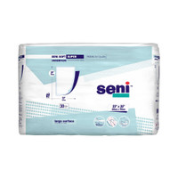 Underpad Seni Soft Super 23 X 35 Inch Disposable Cellulose Pulp Moderate Absorbency S-0330-US1 Case/60 10-0751 TZMO USA Inc 1163821_CS