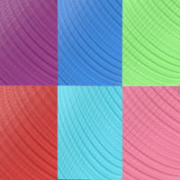 Cohesive Bandage Sensi-Wrap 1 Inch X 5 Yard Standard Compression Self-adherent Closure Red / Green / Purple / Dark Blue / Pink / Light Blue NonSterile 3181 Case/30 Dynarex 625070_CS