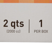 Sitz Bath McKesson Round Gray Plastic 2000 mL Bag Graduated 500 mL Increments up to 2000 mL 146-RTLPC23234 Case/6 MASK MCK BRAND 1103376_CS