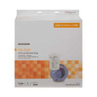 Sitz Bath McKesson Round Gray Plastic 2000 mL Bag Graduated 500 mL Increments up to 2000 mL 146-RTLPC23234 Case/6 MASK MCK BRAND 1103376_CS