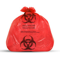 Biohazard Waste Bag Medegen Medical Products 7 to 10 gal. Red Bag Polyethylene 23 X 23 Inch 116 Case/500 Dec-84 MEDEGEN MEDICAL PRODUCTS LLC 177233_CS
