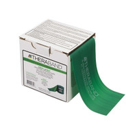 Exercise Resistance Band Thera-BandGreen 6 Inch X 50 Yard Level 3 Resistance 20140 Roll/1 30966CT Performance Health 193770_RL