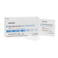 Skin Barrier Wipe McKesson No Sting 75 to 100% Strength Hexamethyldisiloxane Individual Packet Sterile 176-5728 Each/1 BPC08 MCK BRAND 1088820_EA