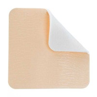 Silicone Foam Dressing ComfortFoam 3 X 3 Inch Square Silicone Adhesive without Border Sterile 44330 Each/1 1667 DermaRite Industries 942997_EA