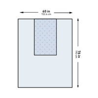 General Purpose Drape McKesson Three-Quarter Drape 60 W X 76 L Inch Sterile 16-I80-12110G-S Pack/1 GP42006 MCK BRAND 1130795_PK