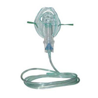 Handheld Compressor Nebulizer System Small Volume 6 mL Medication Cup Universal Aerosol Mask Delivery NEB KIT 600 Case/50 3004 Drive Medical 860477_CS