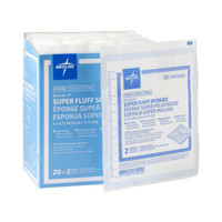 Fluff Dressing BulkeeCotton 6-Ply 6 X 6-3/4 Inch Rectangle Sterile NON25852 Case/240 20603 MEDLINE 871647_CS