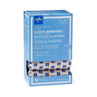 Elastic Bandage Matrix 6 Inch X 5 Yard Medium Compression Double Hook and Loop Closure Natural NonSterile MDS087006LF Box/10 595200 MEDLINE 498692_BX