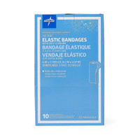 Elastic Bandage Matrix 6 Inch X 5 Yard Medium Compression Double Hook and Loop Closure Natural NonSterile MDS087006LF Box/10 595200 MEDLINE 498692_BX