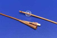 Foley Catheter Dover 2-Way Standard Tip 5 cc Balloon 20 Fr. Silicone Elastomer Coated Latex 402720 Carton/10 6208- Cardinal 447037_CT