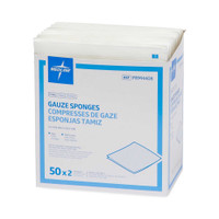 Gauze Sponge Caring Cotton 8-Ply 4 X 4 Inch Square Sterile PRM4408 Pack/1 8881516911 MEDLINE 572308_PK