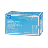 Conforming Bandage Sof-FormPolyester / Rayon 1-Ply 2 X 75 Inch Roll Shape Sterile NON25496 Case/96 6115461 MEDLINE 1021102_CS