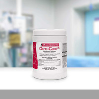 Opti-Cide3 Surface Disinfectant Cleaner Premoistened Broad Spectrum Manual Pull Wipe 100 Count Canister Disposable Alcohol Scent NonSterile MSI100 Carton/100 MSC6008 Micro Scientific Industries 776909_CT